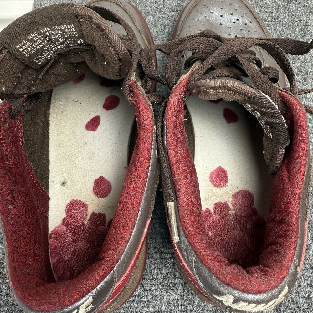 Nike‎ Dunk Low Dark Cinder Red Women Size 6 309324-261 SB Skate Released 2006 - Picture 11 of 16